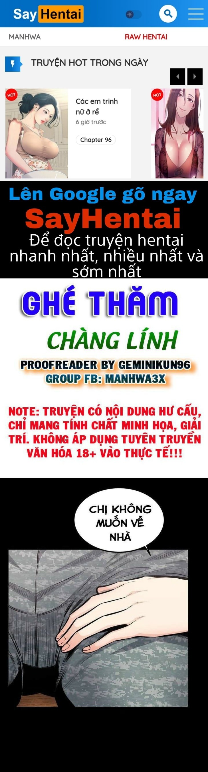 Ghé Thăm Chàng Lính