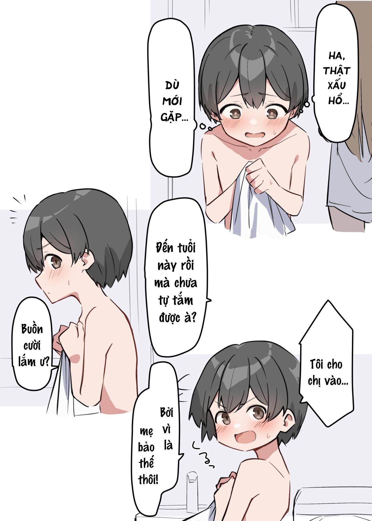 Saki-chan cùng cậu em trai shota