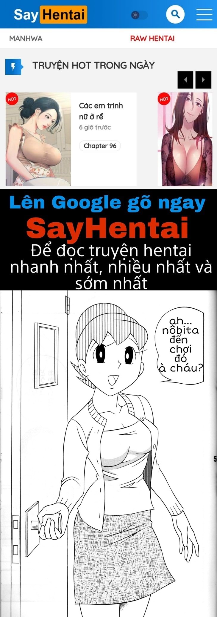 Nobita Và Mẹ Gấu