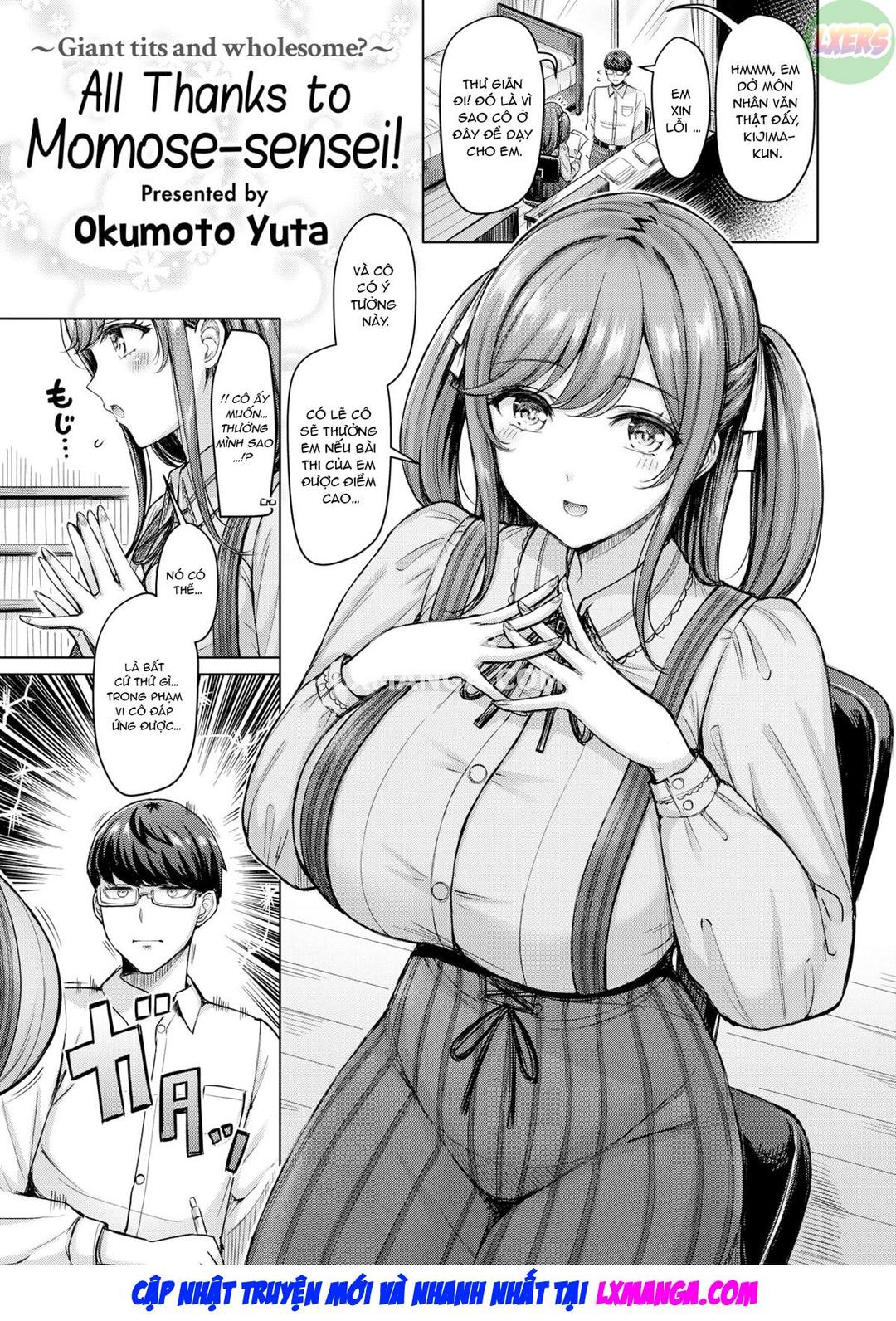 Tất cả là nhờ Momose-sensei!