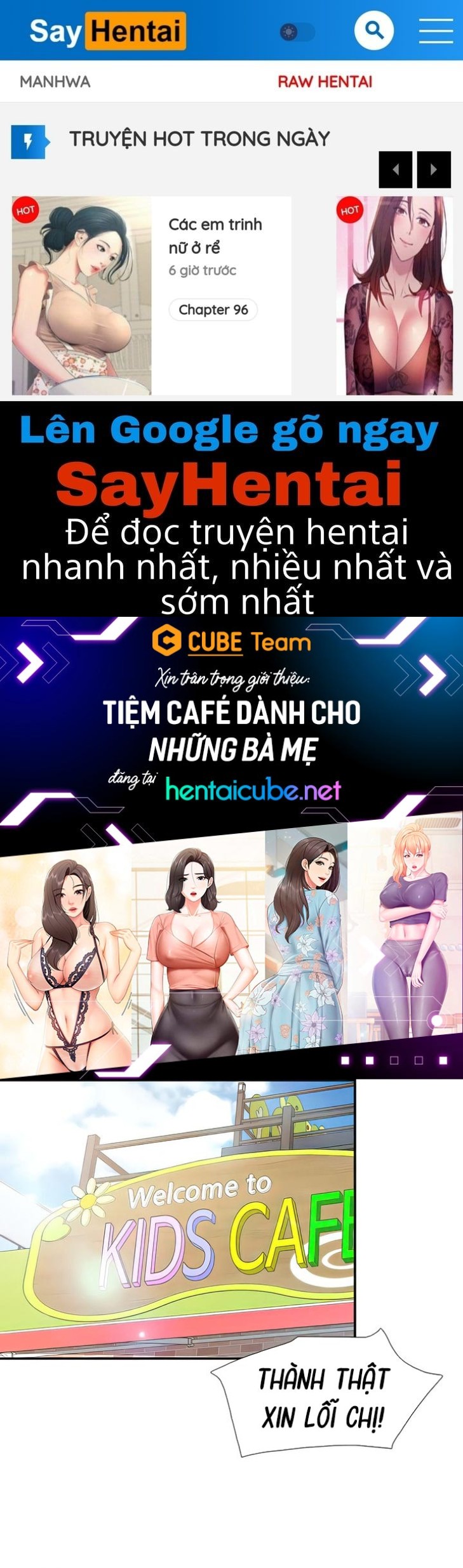 Tiệm cafe dành cho những bà mẹ