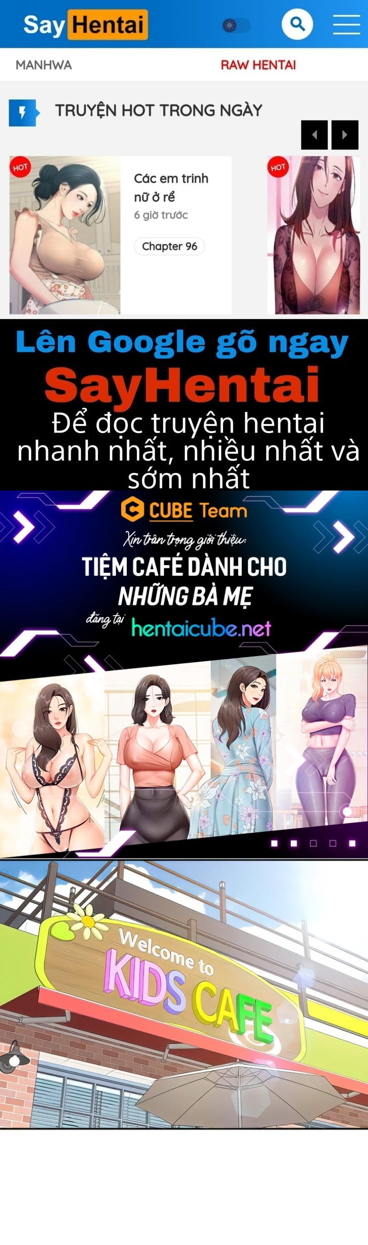 Tiệm cafe dành cho những bà mẹ