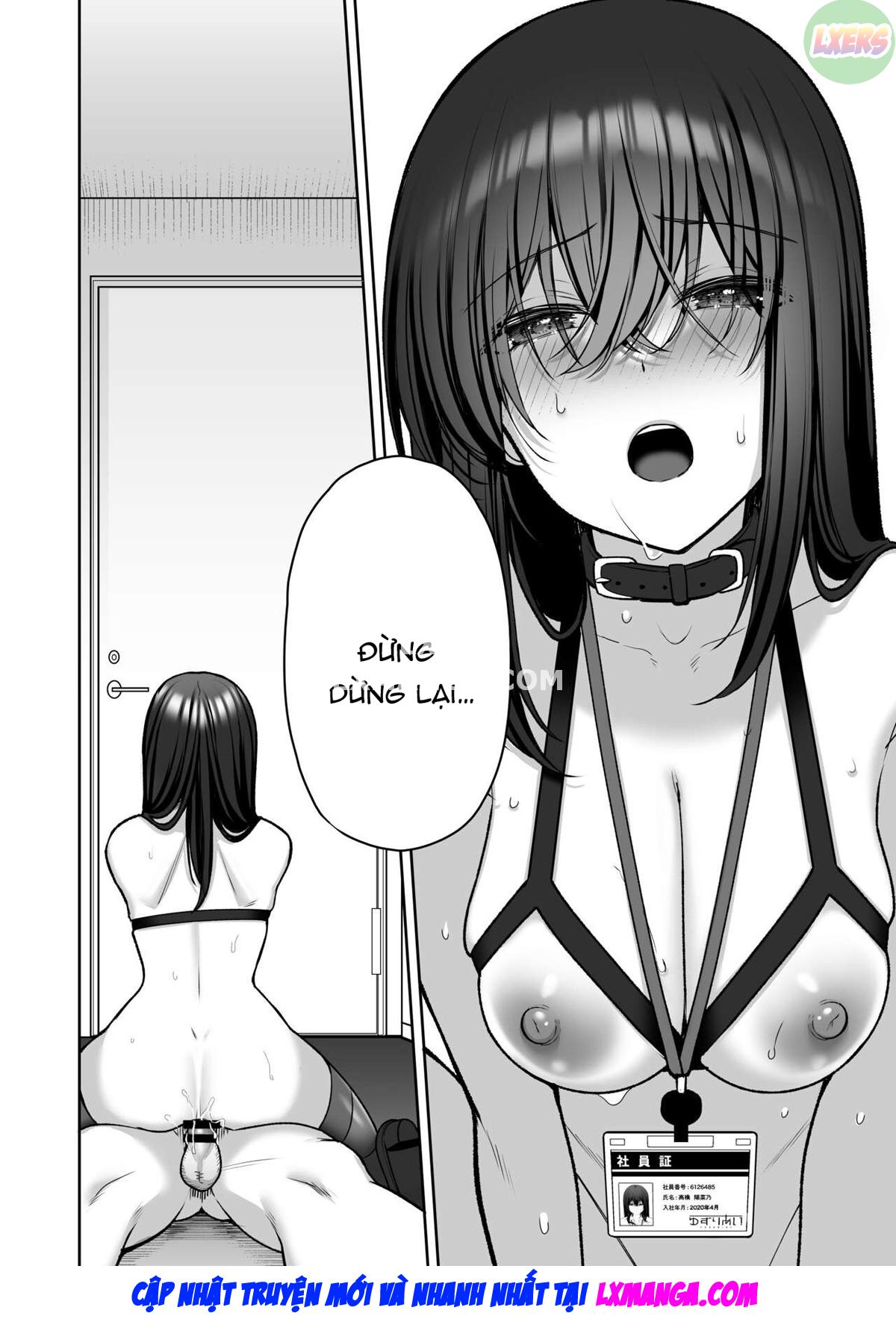 An Office Lady's Behind The Scenes Masochistic Onahole Training