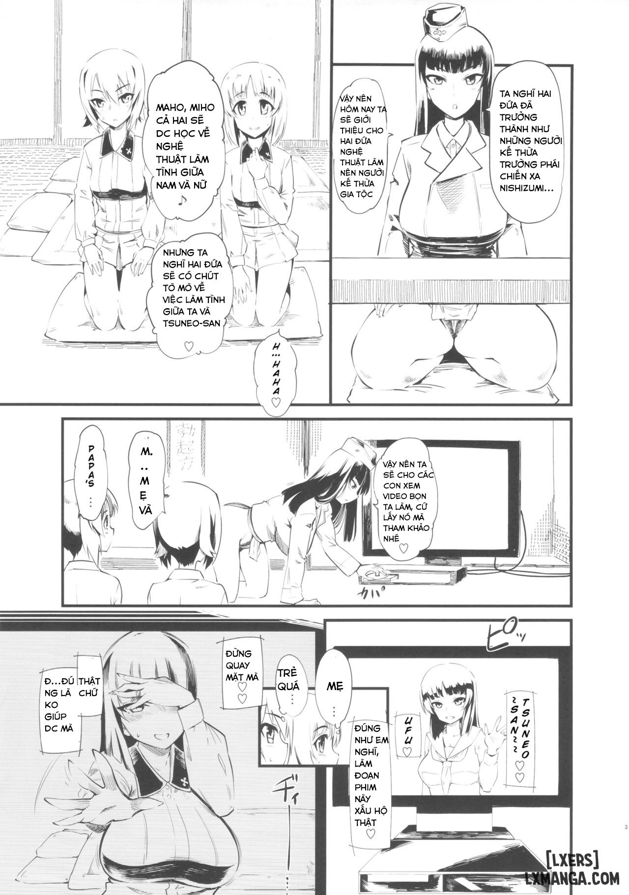 Nishizumi Household Peaceful 4-some