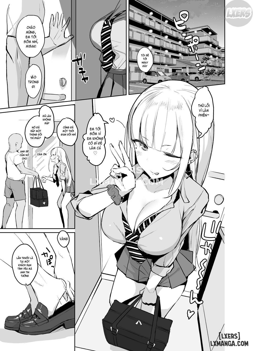 Ecchi na Gal JK ga Kyokon Zetsurin Oji-san to Pakoru Yatsu oneshot